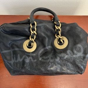 Roberto Cavalli leather purse